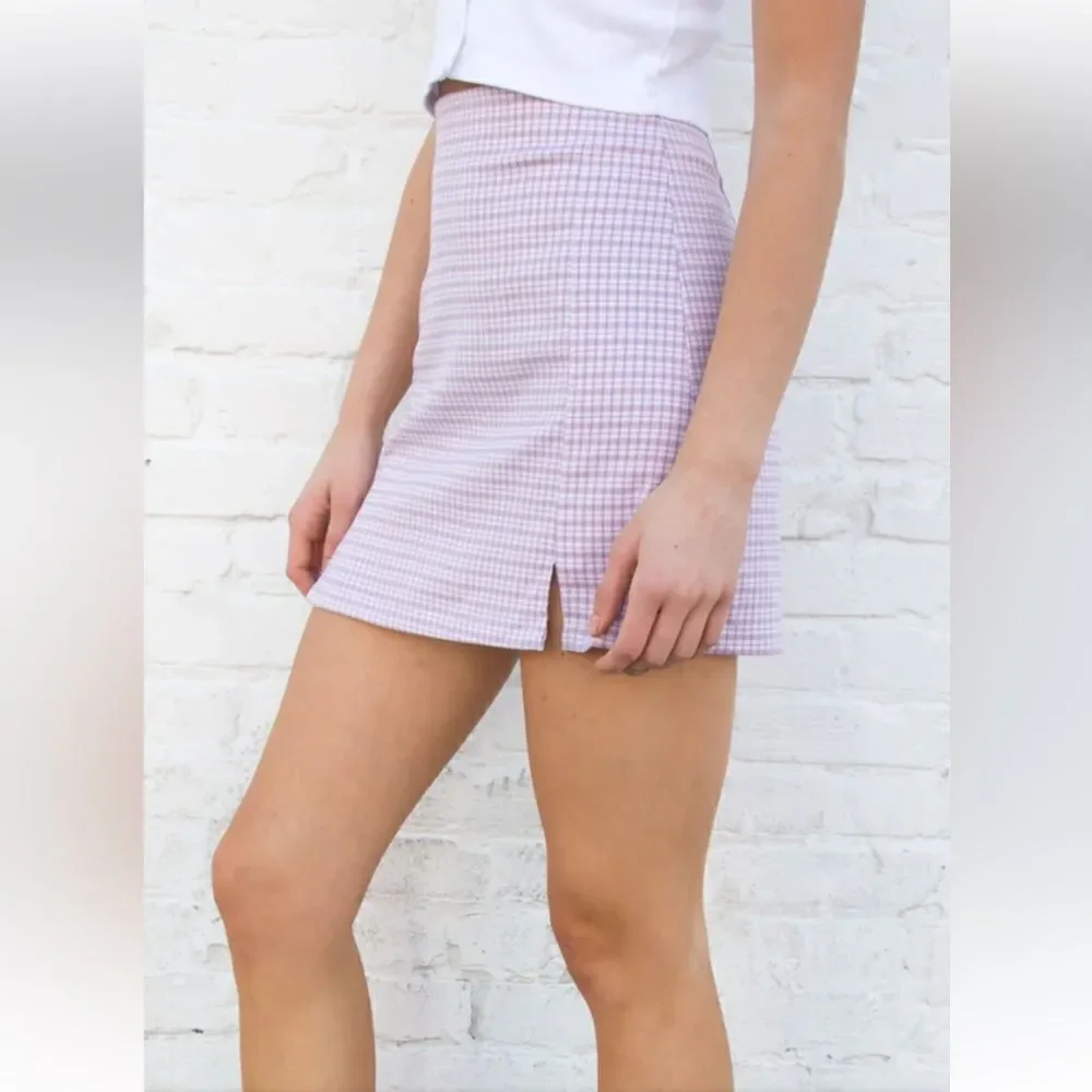 Brandy Melville Plaid Cara Mini Skirt!
